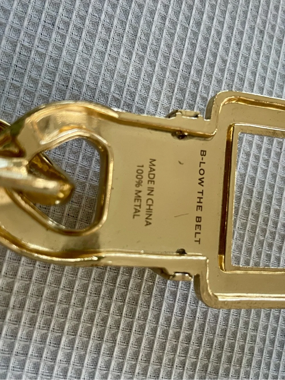 B-Low The Belt Women's Gold Chain Belt Wide Adjustable Buckle one size - Picture 8 of 8